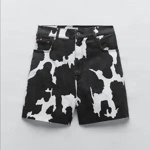 パンツ S BLACK THEREDTHREAD S cow short pants S THEREDTHREAD / ザレッドスレッド】S cow short pants